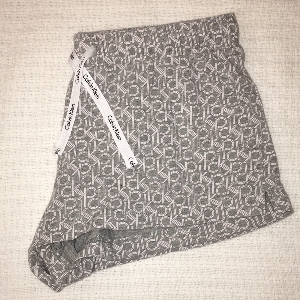 Medium Calvin Klein Grey CK Pattern PJ Short